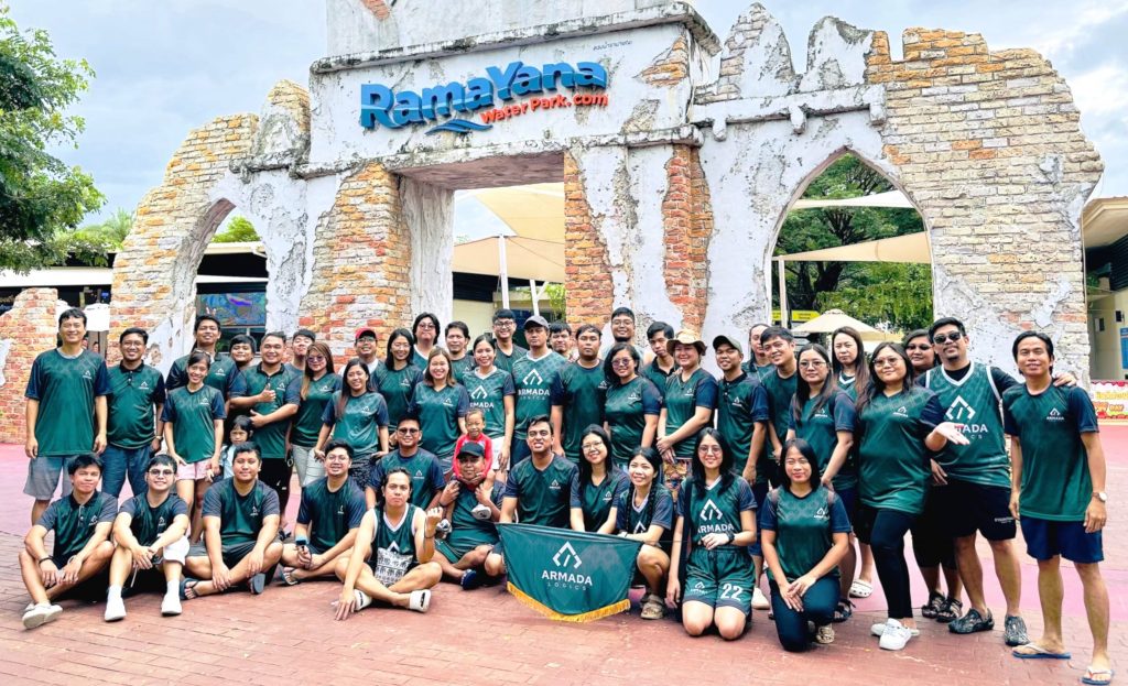 Armada Logics Team at Ramayana Water Park in Thailand